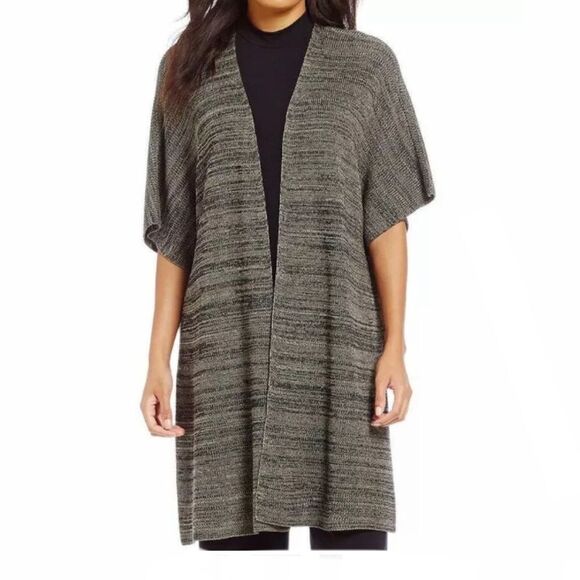 Eileen Fisher sleek tencel knit cardigan Size S/M - Picture 2 of 6